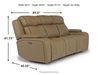 Max 2 Power Sofa, AngledAngle