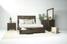 Meadow Panel Bed w/ Storage in Brown, California King, Image 5