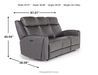 Mia 2 Power Sofa, Angle