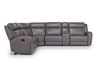 Mia 6 Piece Reclining Sectiona, Angle