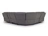 Mia 6 Piece 2 Power Sectional , Back