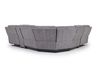 Mia 6 Piece 2 Power Sectional, Back