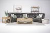 Mia 6 Piece Reclining Sectiona, Styled
