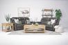 Mia Reclining Sofa, Styled