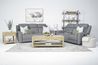 Mia Reclining Sofa, Styled