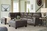 Navi Queen Sleeper Chaise Sect, Styled