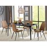 Nicoya Dining Table & 4 Chairs, Styled