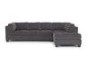 Noble Sofa Chaise Sectional, Front