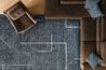 96-077 Nube Rug, Styled