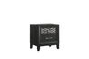 Obsidian Panel Bed & Dresser &, 