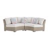 Ollie Outdoor Loveseat, Front