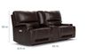 Oslo 3 Power Console Loveseat, 