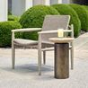 Olso Outdoor Accent Table, Styled