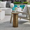 Olso Outdoor Accent Table, Styled
