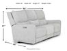 Palencia 3 Power Sofa, Angle
