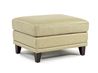 Peoria Ottoman in Sand Leather, Image 1
