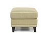 Peoria Ottoman in Sand Leather, Image 3