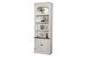 Provence Library Wall Bookcase, AngledOpen
