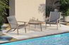 Radius Outdoor Cocktail Table, Styled