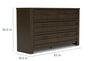 Ruff Hewn Panel Bed & Dresser , 