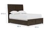 Ruff Hewn Panel Bed & Dresser , 