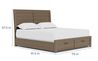 Ruff Hewn Panel Bed, 