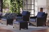 Skye Outdoor Accent Chair, Styled