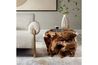 Sola Outdoor End Table, Styled