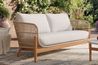 Solstice Patio Loveseat, Styled