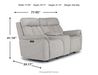 Tate 2 Power Console Loveseat, 