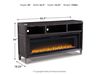 Todoe Fireplace Console w insert