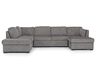 Vivian Full Pullout Tux Chaise, Front