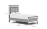 Valentino Panel Bed, 