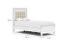 Valentino Panel Bed, 