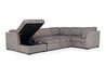 Vivian Full Pullout Tux Chaise, AngledOpen