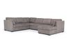 Vivian Full Pullout Tux Chaise, AngledAngle