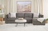 Vivian Queen Pullout Sofa Chai, Styled