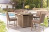 Walton Bridge Patio Bar Table, Styled