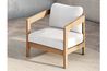 Wesley Outdoor Accent Chair, Styled