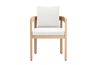 Wesley Outdoor Side Chair, Front