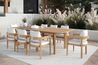 Wesley Outdoor Table, Styled