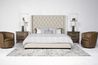 Westerly Upholstered Bed, Styled