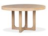 White Oak Round Dining Table &, AngledAngle
