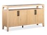 White Oak Sideboard, AngledSideAngle