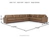 York 5 Piece Sectional, 