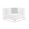 Zandara Outdoor Corner Chair, 