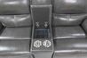 Sofia 3 Piece 3 Power Sectional in Gray Leather, Image 5