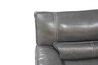 Sofia 3 Piece 3 Power Sectional in Gray Leather, Image 2