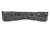 Sofia 3 Piece 3 Power Sectional in Gray Leather, Image 1
