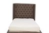 Westerly Upholstered Bed in Brown, Queen, Image 4